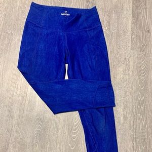 Cobalt blue workout pants